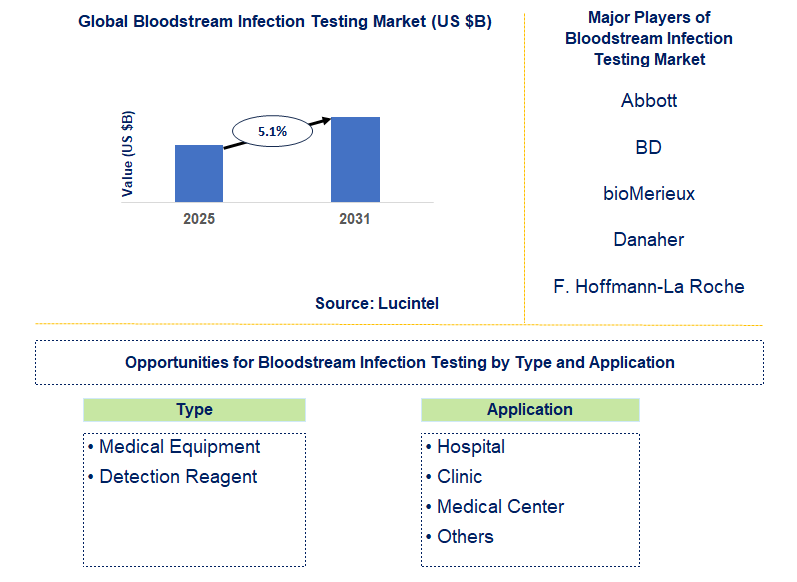 Bloodstream Infection Testing Market Trends and Forecast