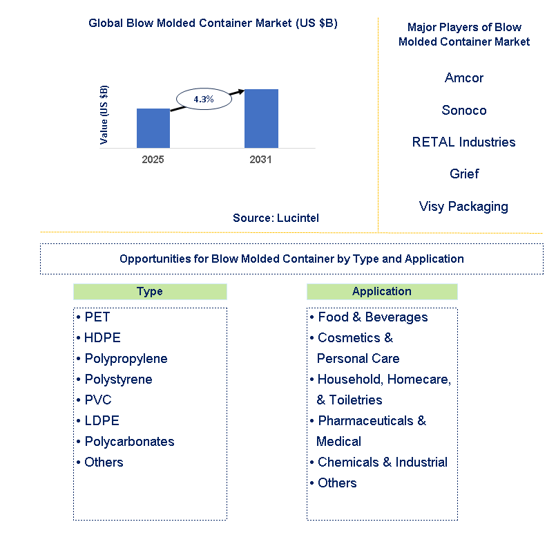 Blow Molded Container Market Trends and Forecast
