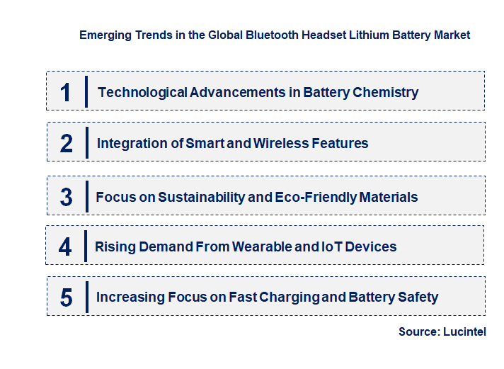 Emerging Trends in the Bluetooth Headset Lithium Battery Market