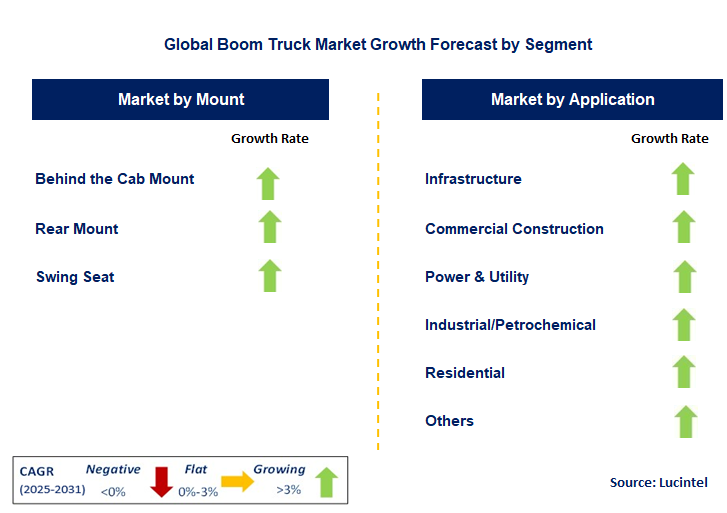 Boom Truck Market by Segment