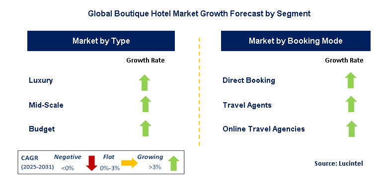 Boutique Hotel Market by Segment
