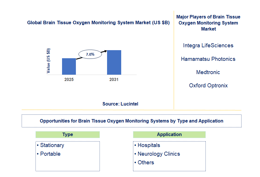 Brain Tissue Oxygen Monitoring System Market Trends and Forecast