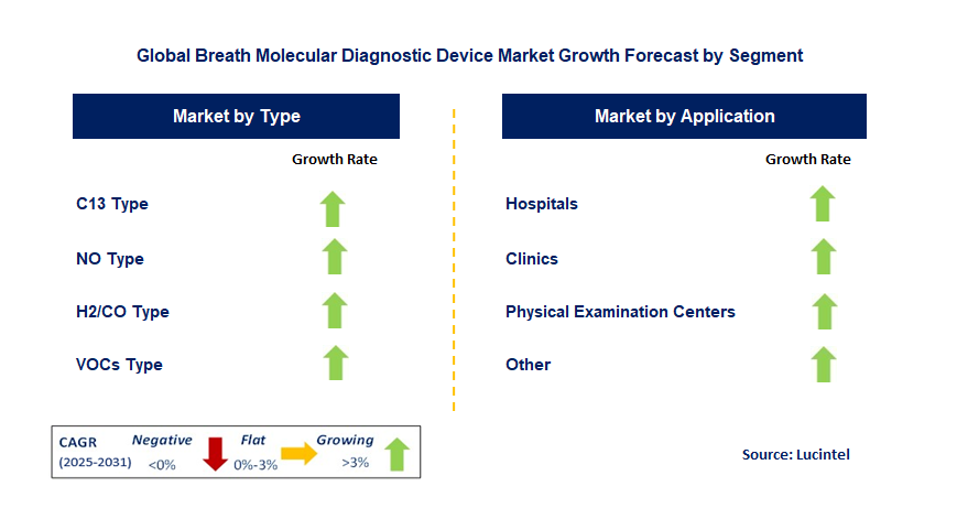 Breath Molecular Diagnostic Device Market by Segment
