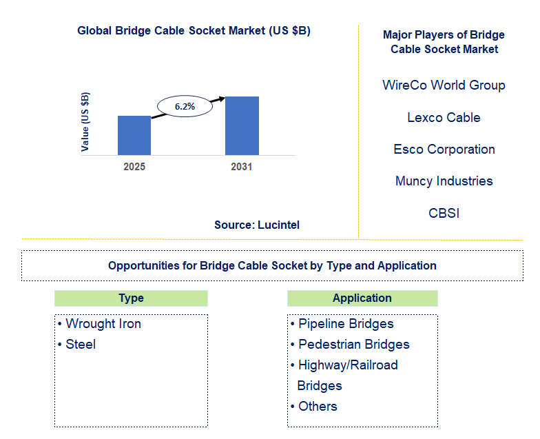 Bridge Cable Socket Market Trends and Forecast