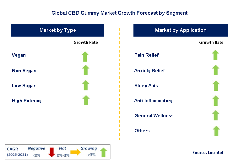 CBD Gummy Market by Segment