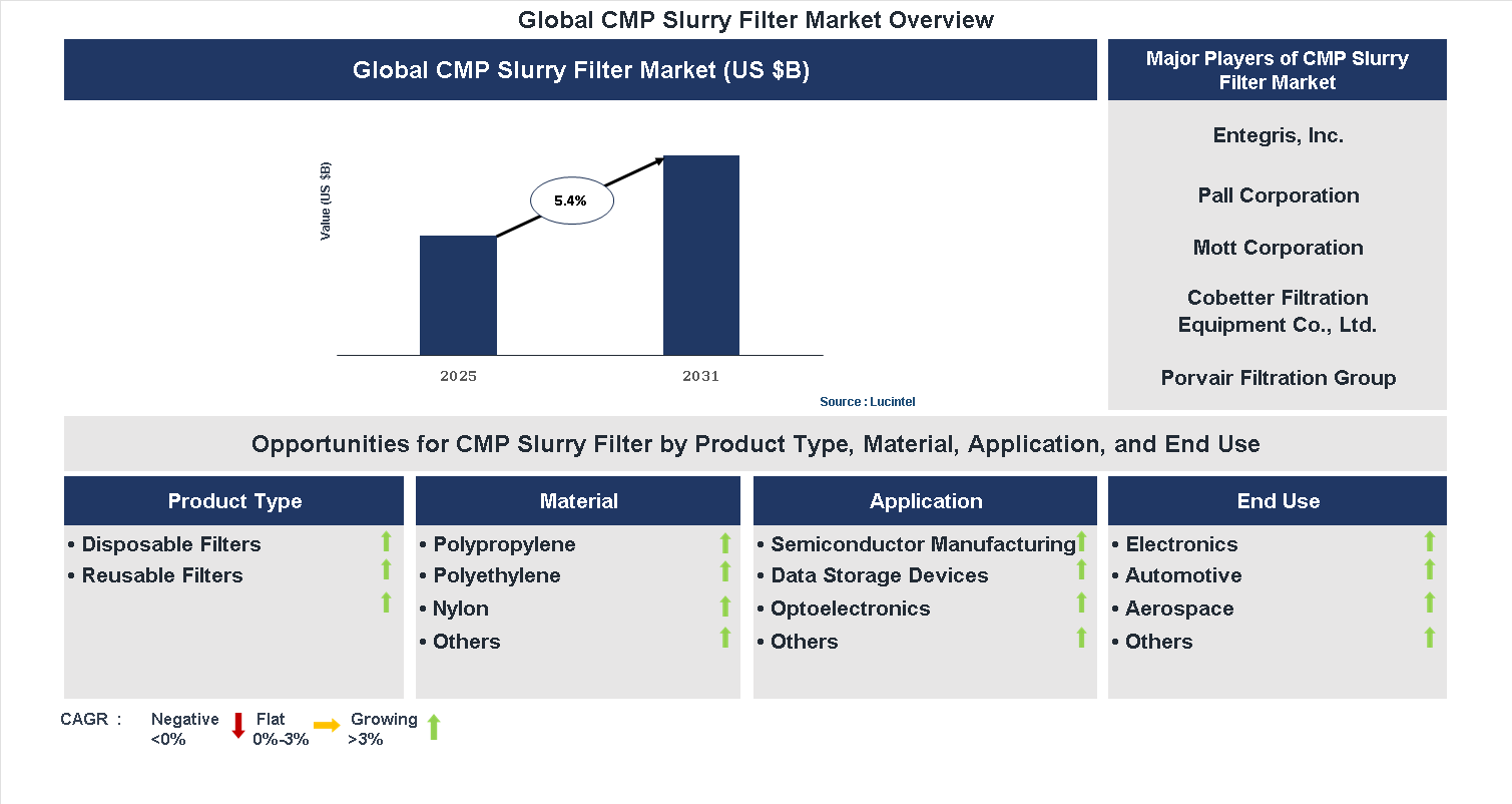 CMP Slurry Filter Market Trends and Forecast