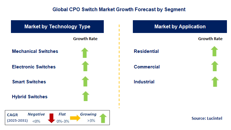 CPO Switch Market by Segment