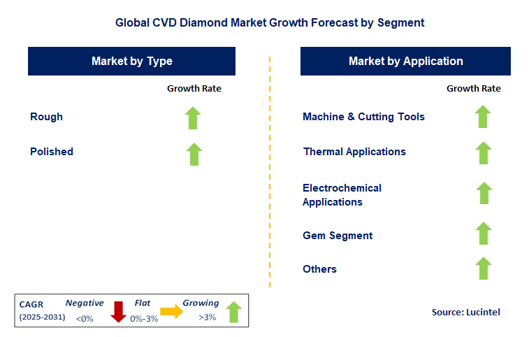 CVD Diamond Market by Segment