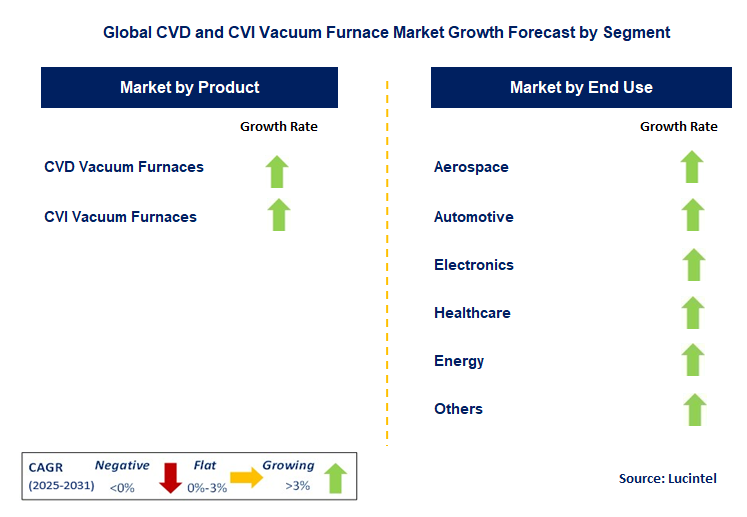 CVD and CVI Vacuum Furnace Market by Segment