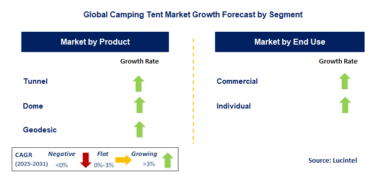 Camping Tent Market by Segment