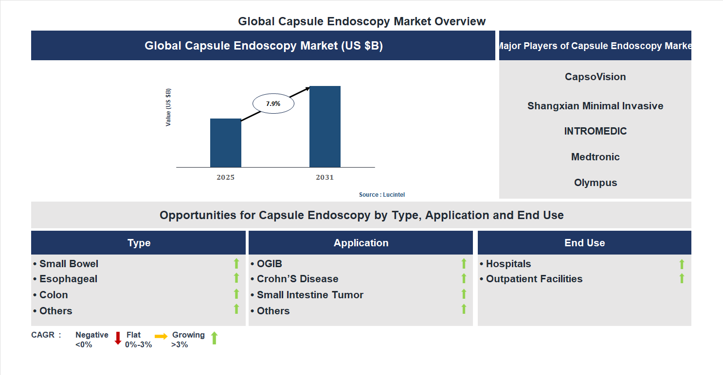 Capsule Endoscopy Market Trends and Forecast