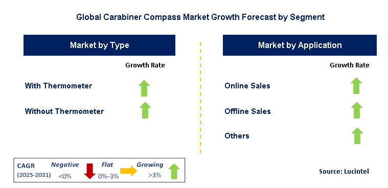 Carabiner Compass Market by Segment