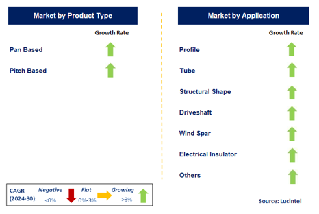 Carbon Fiber in the Pultrusion Market by Segment