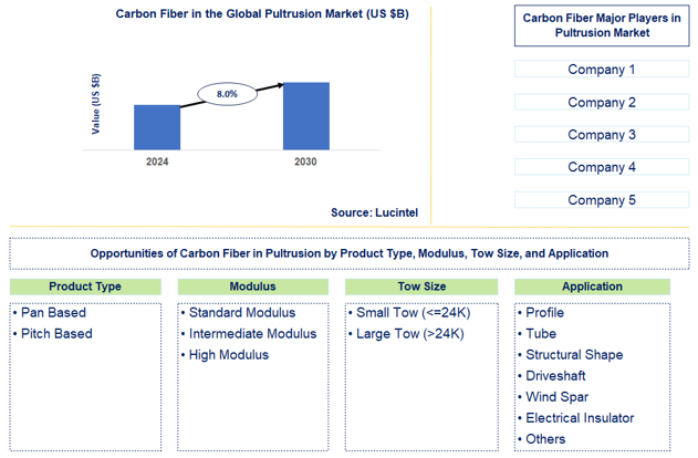 Carbon Fiber in the Pultrusion Market Trends and Forecast