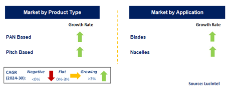 Carbon Fiber in the Wind Market by Segment