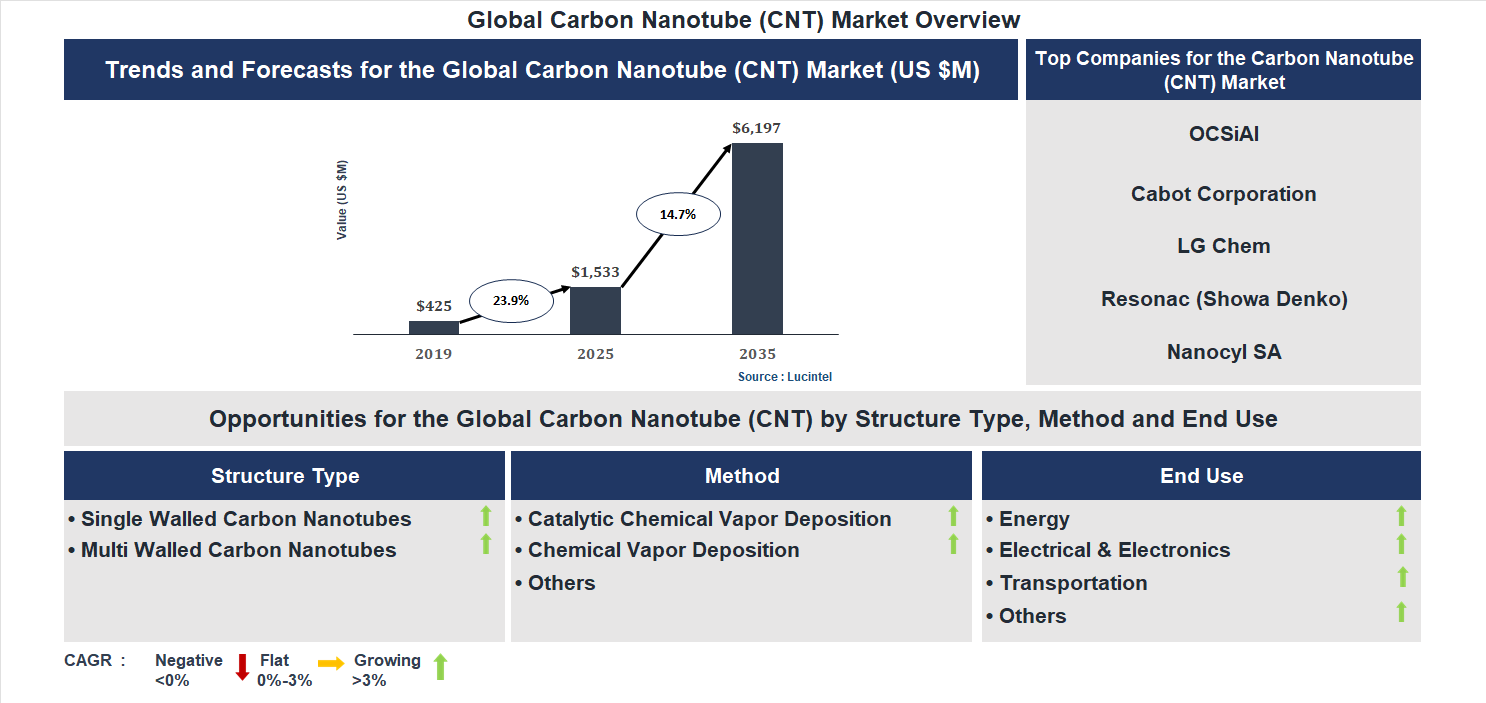 Carbon Nanotube (CNT) Market Trends and Forecast