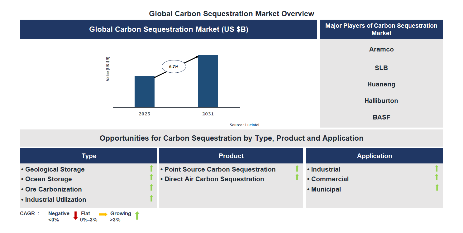 Carbon Sequestration Market Trends and Forecast