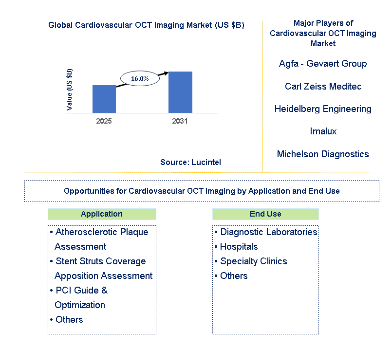 Cardiovascular OCT Imaging Market Trends and Forecast