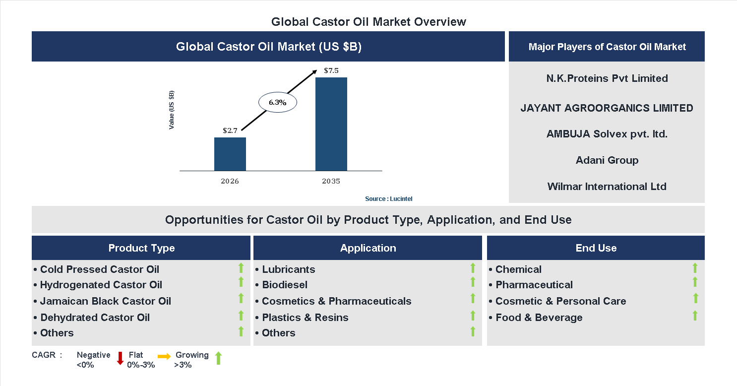 Castor Oil Market Trends and Forecast