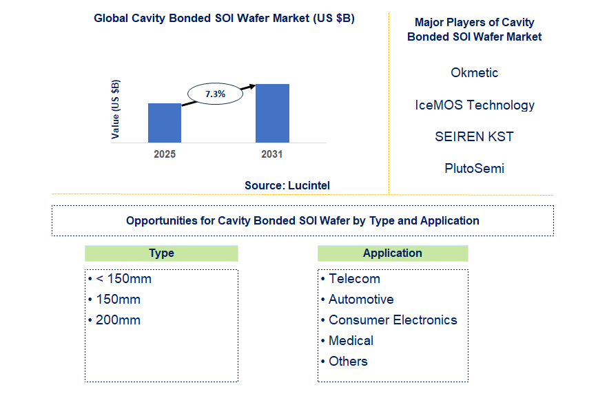 Cavity Bonded SOI Wafer Market Trends and Forecast