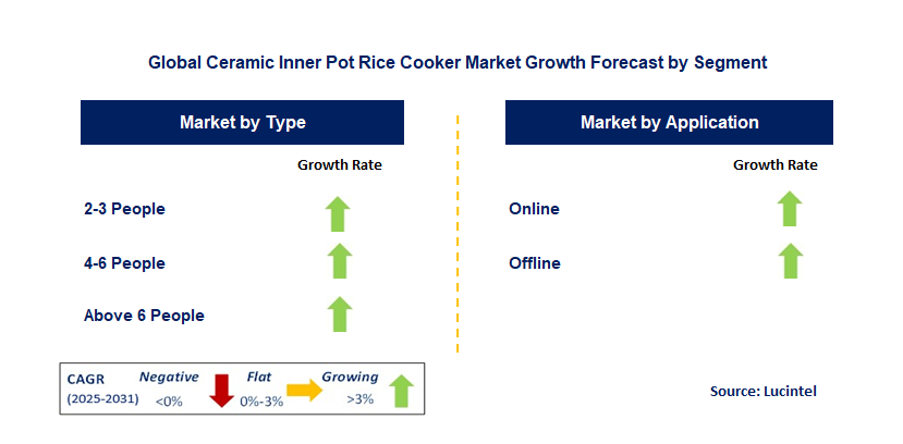 Ceramic Inner Pot Rice Cooker Market by Segment