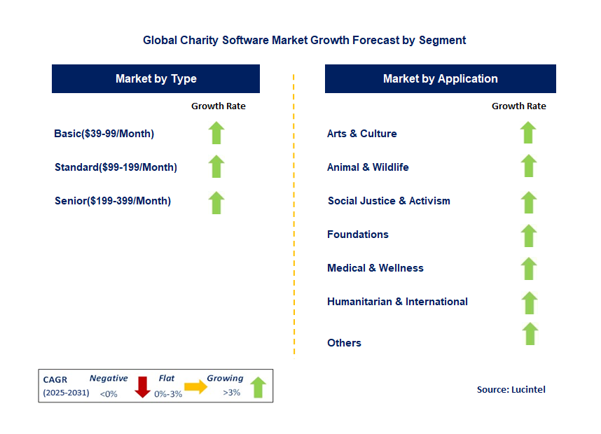 Charity Software Market by Segment