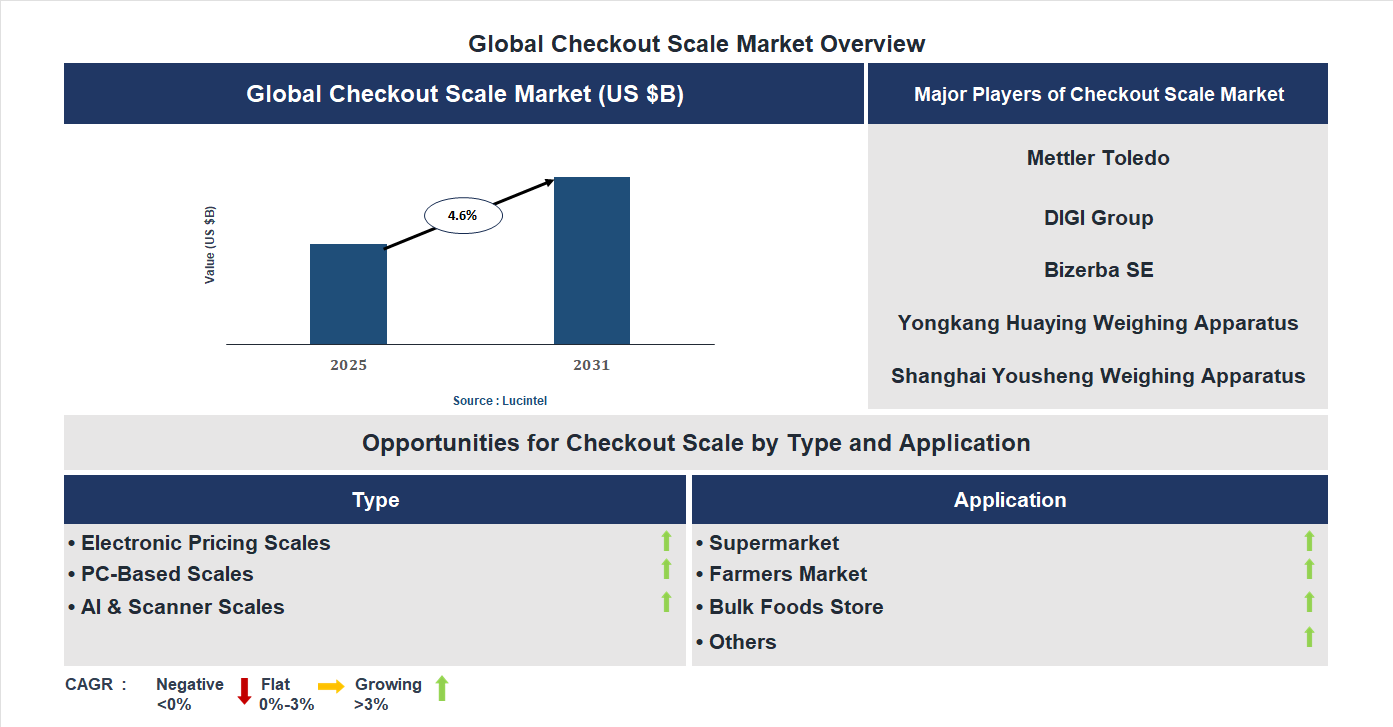 Checkout Scale Market Trends and Forecast