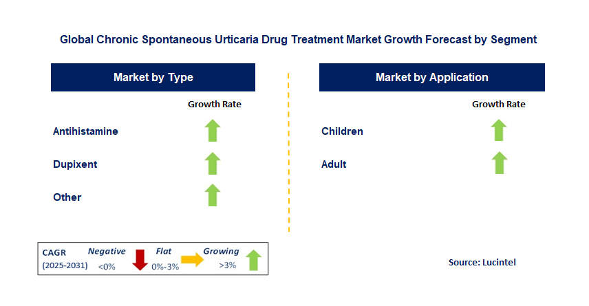 Chronic Spontaneous Urticaria Drug Treatment Market by Segment