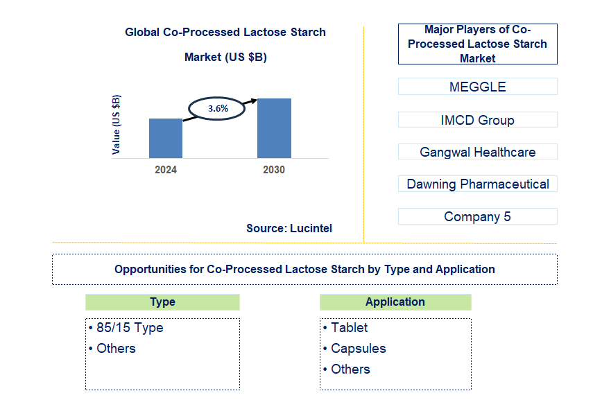 Co-Processed Lactose Starch Trends and Forecast