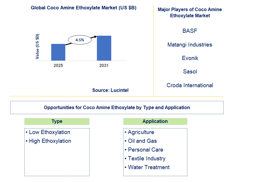 Coco Amine Ethoxylate Market Trends and Forecast