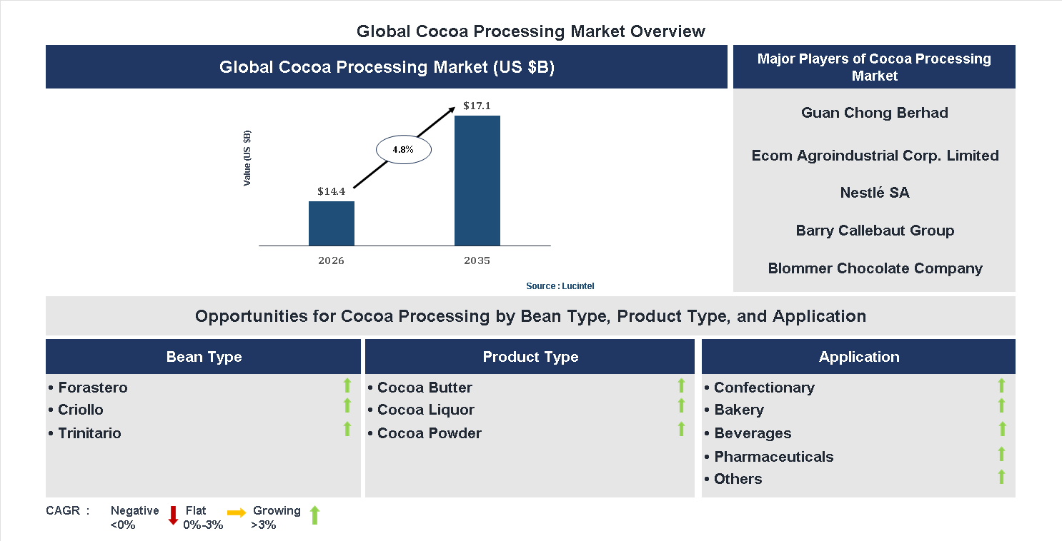 Cocoa Processing Market Trends and Forecast
