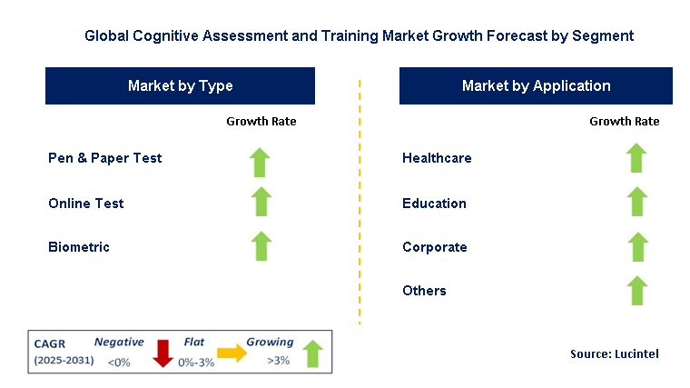 Cognitive Assessment and Training Market by Segment