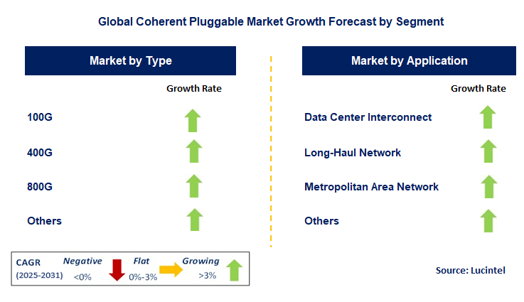 Coherent Pluggable Market by Segment