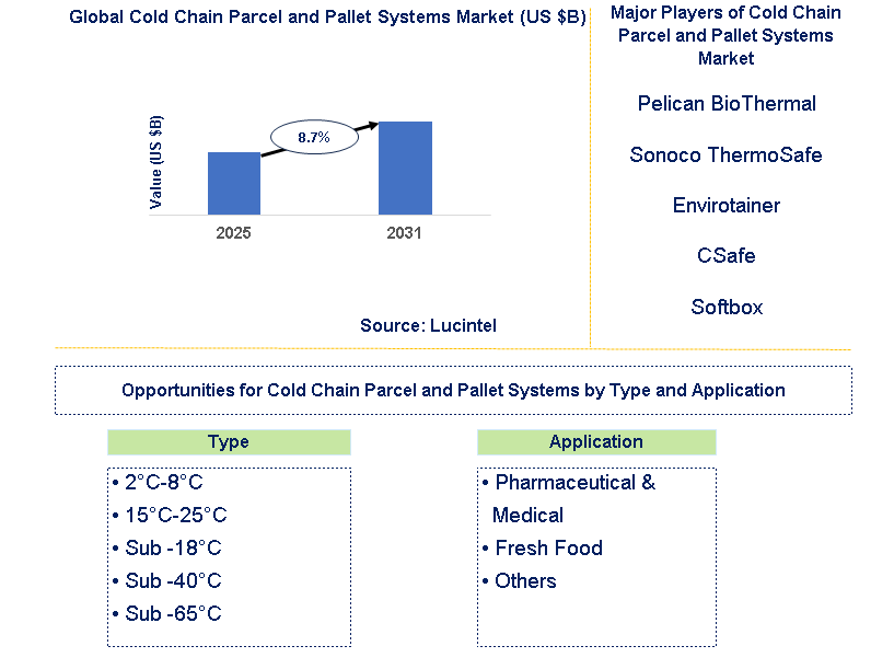 Cold Chain Parcel and Pallet Systems Market Trends and Forecast