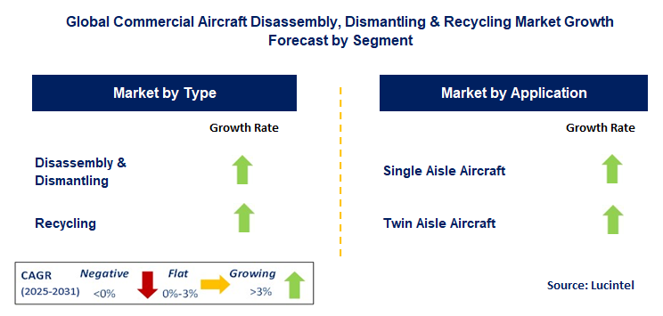 Commercial Aircraft Disassembly, Dismantling & Recycling Market by Segment