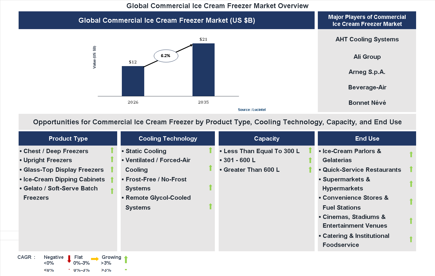 Commercial Ice Cream Freezer Market Trends and Forecast
