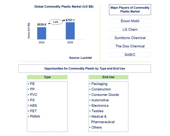 Commodity Plastic Market by Type and End Use