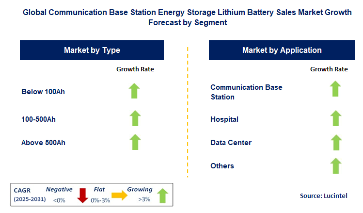 Communication Base Station Energy Storage Lithium Battery Sales Market by Segment