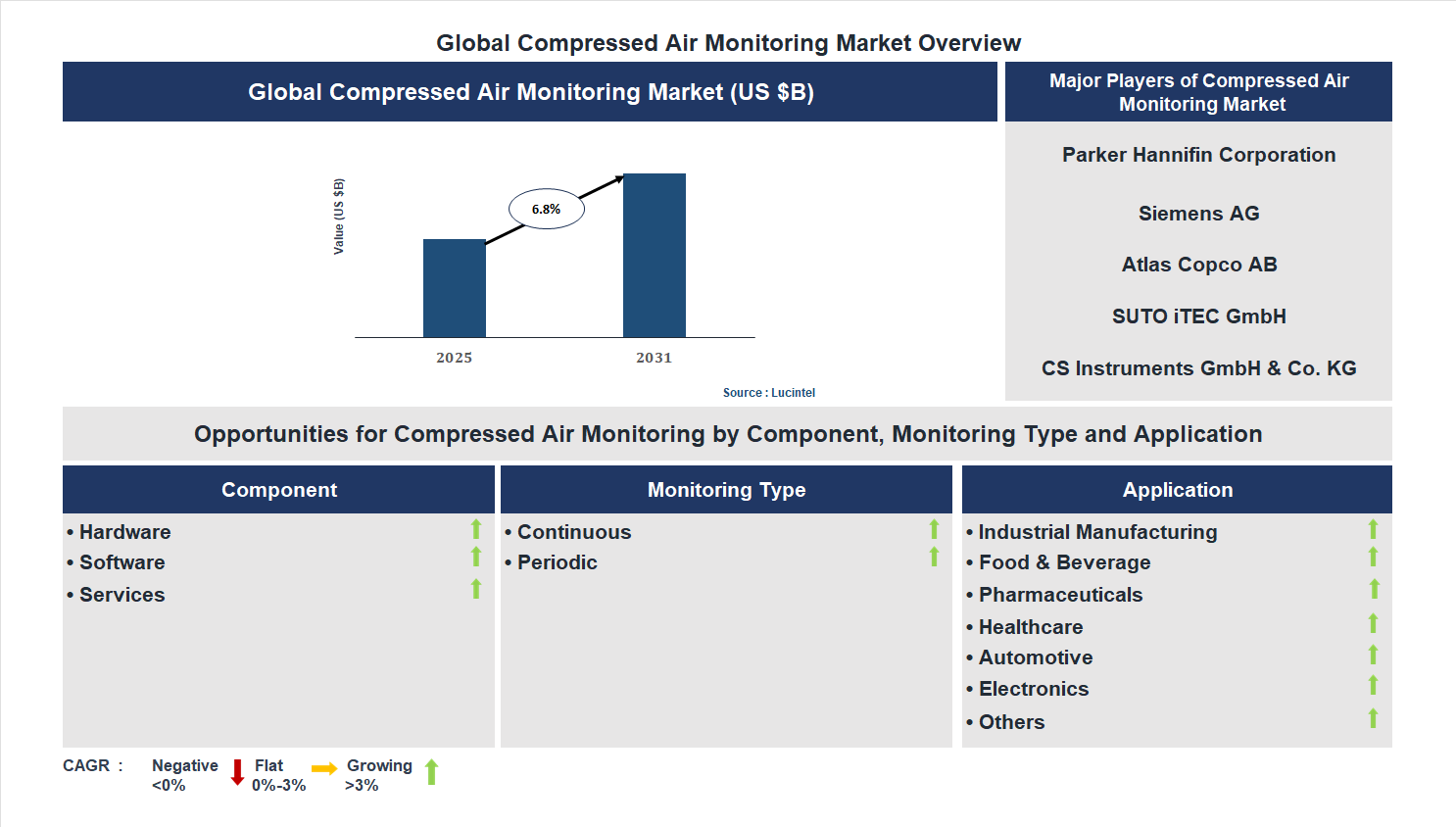 Compressed Air Monitoring Market Trends and Forecast