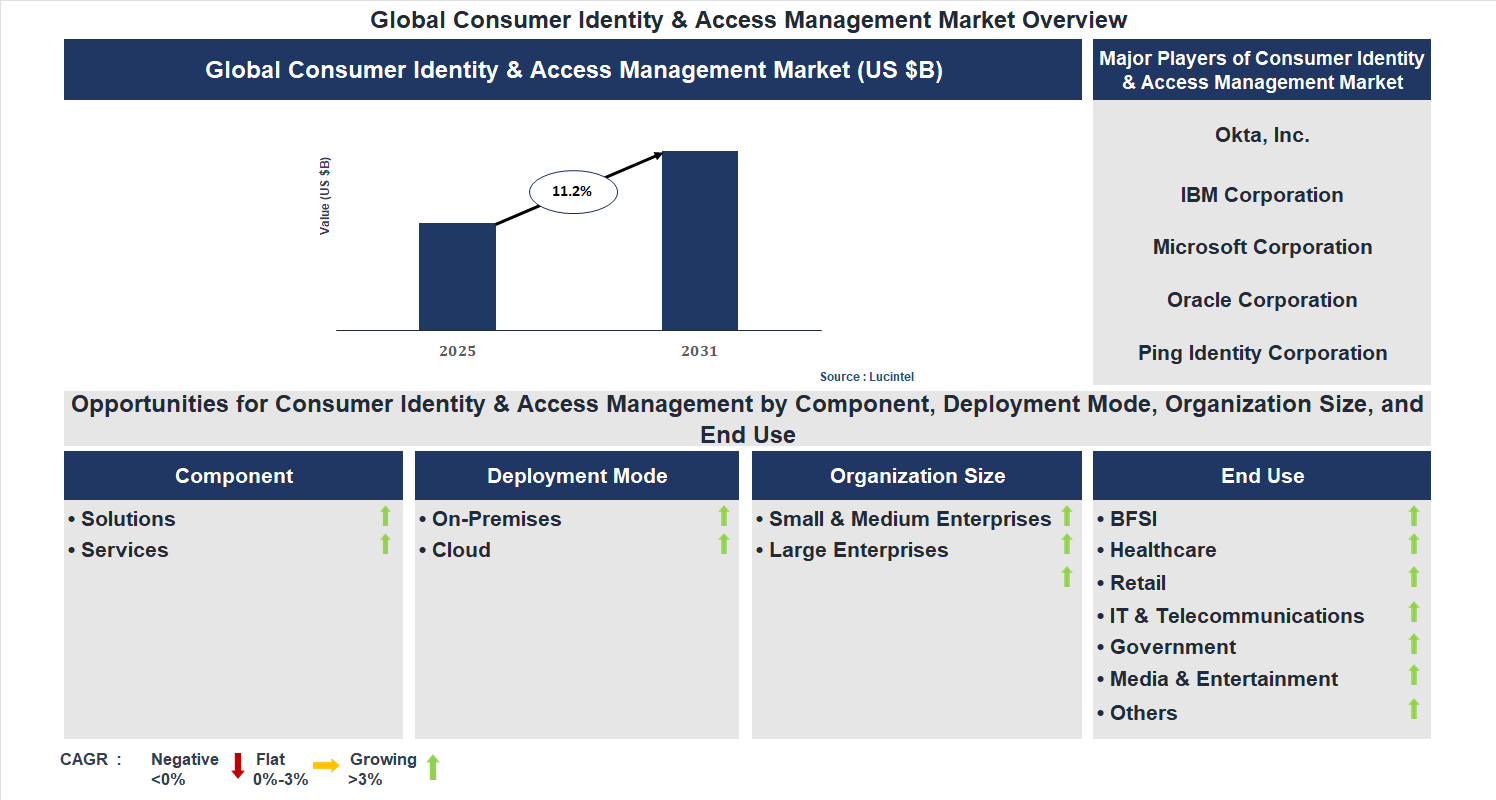 Consumer Identity & Access Management Market Trends and Forecast