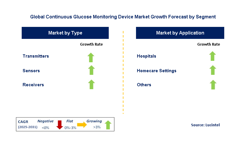 Continuous Glucose Monitoring Device Market by Segment