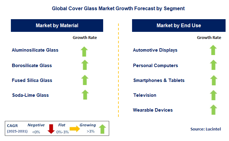 Cover Glass Market by Segment