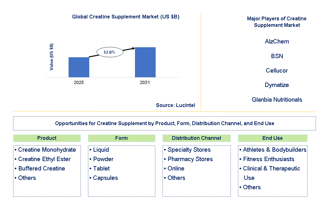 Creatine Supplement Market Trends and Forecast