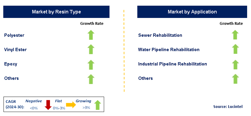 Cured-in-Place Pipe Consumption by Segment