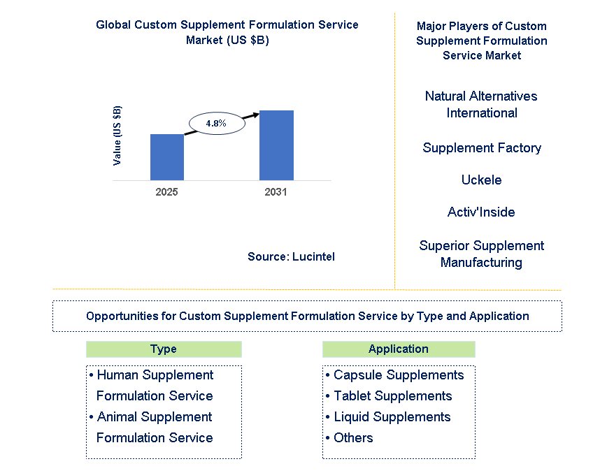 Custom Supplement Formulation Service Market Trends and Forecast