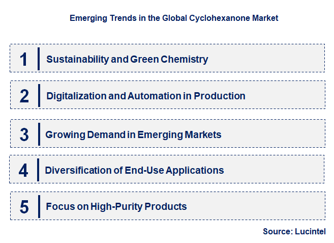 Emerging Trends in the Cyclohexanone Market Emerging Trends in the Cyclohexanone Market