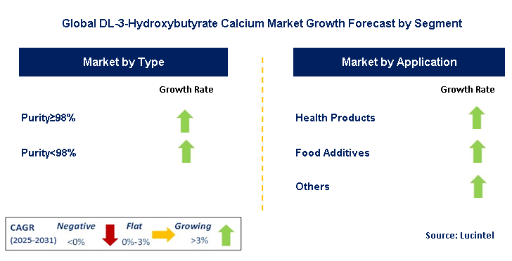 DL-3-Hydroxybutyrate Calcium Market by Segment
