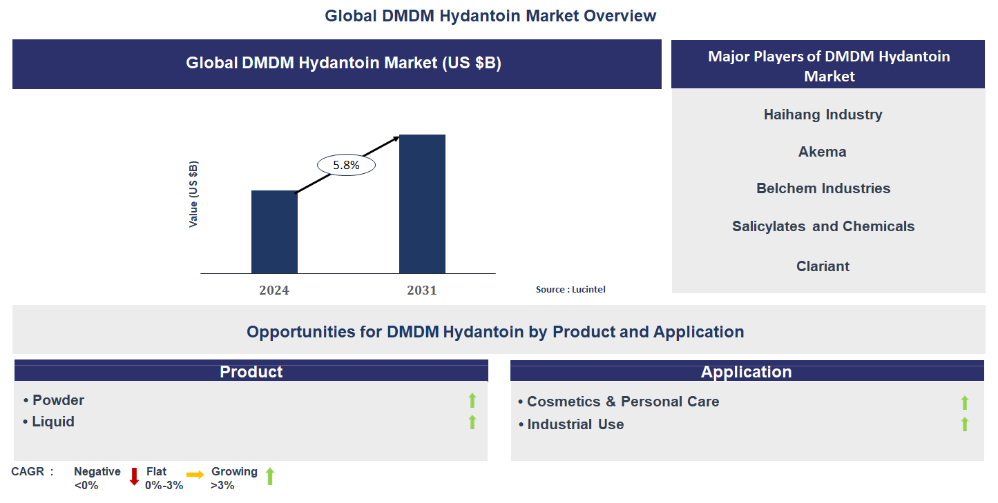 DMDM Hydantoin Market Trends and Forecast