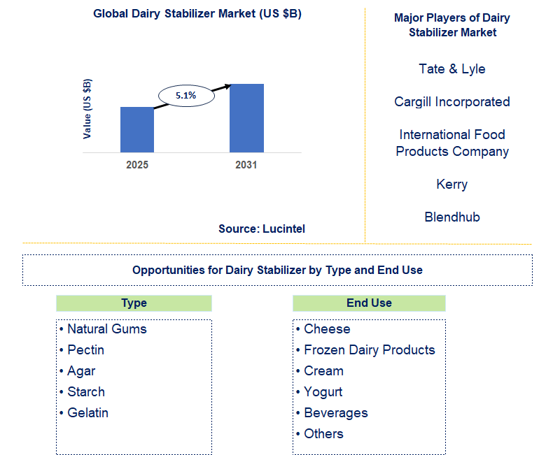 Dairy Stabilizer Market Trends and Forecast
