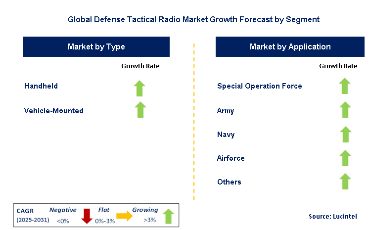 Defense Tactical Radio Market by Segment